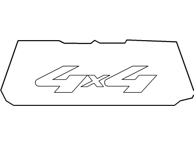 Ford 4L3Z-9925622-EAA Name Plate