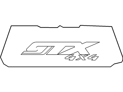 Ford 4L3Z-9925622-DAA Name Plate