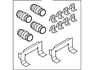 Ford 1W4Z-2V321-AA Kit - Brake Pad Attachment