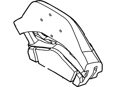 Ford CR3Z-63611A08-C Head Rest Assembly