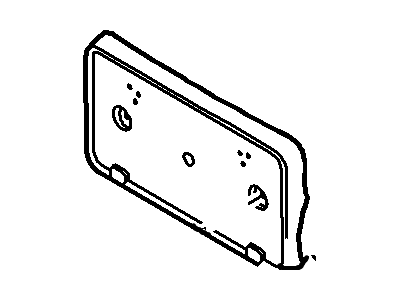 Ford BB5Z-17A385-BA Bracket - License Plate