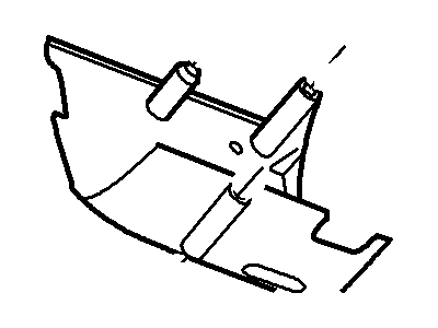 Ford F75Z-3530-BAB Shroud Assembly - Steering Column