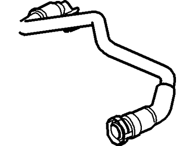 Lincoln PCV Valve Hose - 3W4Z-6758-CA