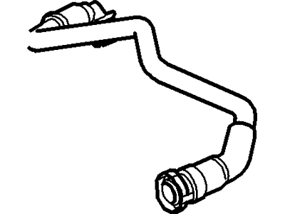 2004 Lincoln LS PCV Hose - 3W4Z-6758-CCC