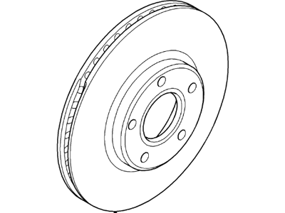 Ford 2T1Z-1125-A Rotor Assembly - Brake