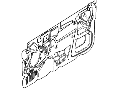 Ford 8S4Z-63237A05-A Shield - Water Splash