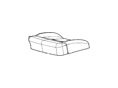 4L3Z-1862901-CAB Ford Seat Cushion Cover Assembly Illustration 1 of 1
