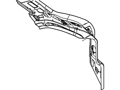 Ford 7T4Z-7441021-A Reinforcement - Roof Rail