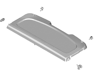 Ford AE8Z-5846668-AB Panel Assembly - Rear Package Tray