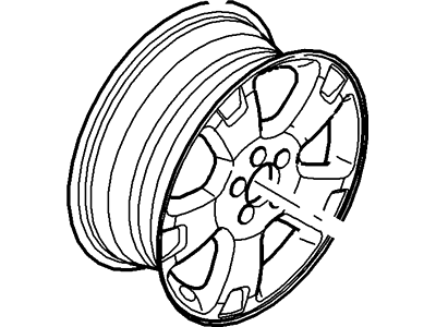 Ford 2L2Z-1007-BA Wheel Assembly