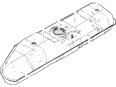 Ford E-450 Super Duty Fuel Tank - 4C2Z-9002-AA