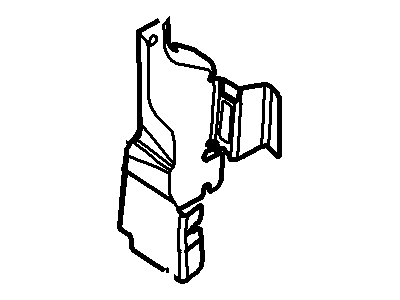 Ford CA8Z-7441054-A Extension - Floor Side Reinforcemnt