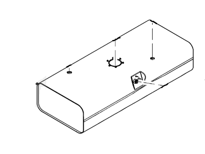 Ford 8U9Z-9002-A Fuel Tank Assembly