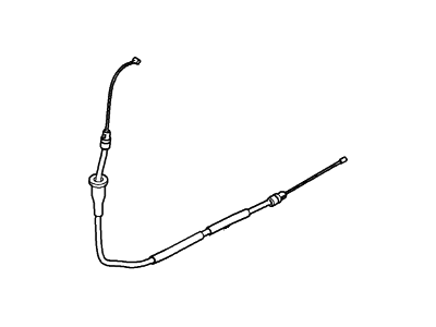 2008 Ford Explorer Sport Trac Parking Brake Cable - 7L2Z-2853-A