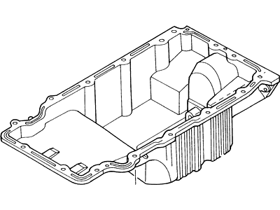 2002 Mercury Sable Oil Pan - F7DZ-6675-AA