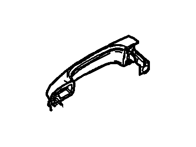 Ford Taurus X Door Handle - 8G1Z-5422404-AK