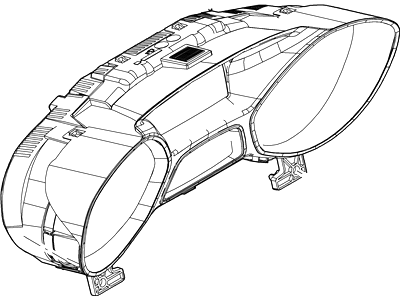 Ford CM5Z-10849-AXA Instrument Cluster