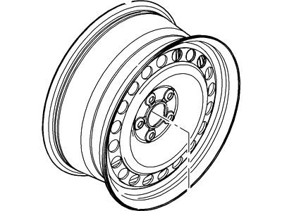 2015 Ford Explorer Spare Wheel - BB5Z-1015-A