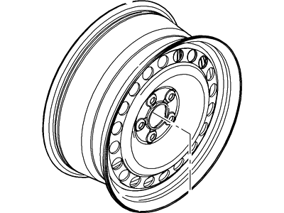 Ford Police Interceptor Utility Spare Wheel - BB5Z-1015-A
