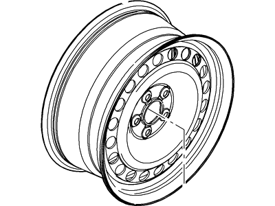 2019 Ford Explorer Spare Wheel - BB5Z-1015-A