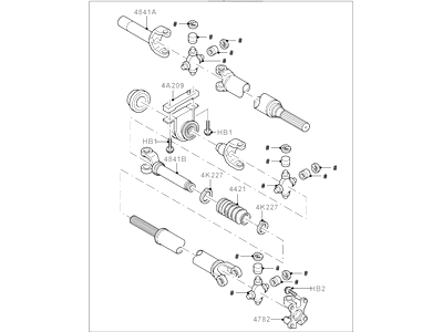 Ford 6L3Z-4R602-K Drive Shaft Assembly