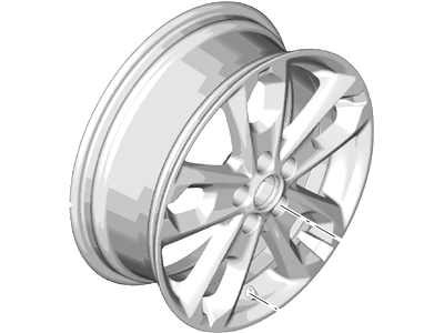 Ford DT1Z-1007-B Wheel Assembly