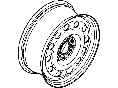 Ford 5L8Z-1015-A Wheel Assembly