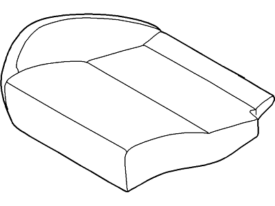 Ford CV6Z-5863805-GA Rear Seat Cushion Cover Assembly