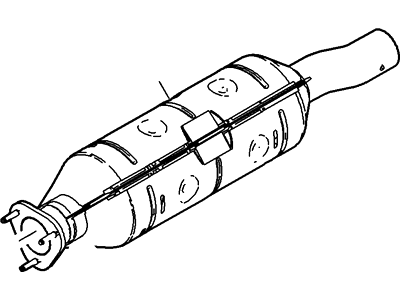 Ford 5C2Z-5E212-AA Catalytic Converter Assembly