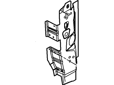 Ford 9L3Z-1502527-A Reinforcement Assembly - Door Hinge