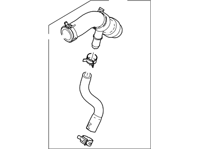 Ford 5F9Z-8A507-CA Hose - Water Outlet