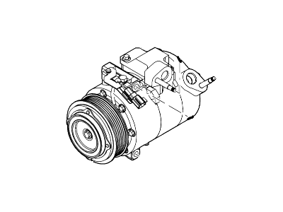 Ford BB5Z-19703-A Compressor Assembly
