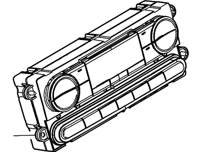 Ford Taurus A/C Switch - 8G1Z-19980-E