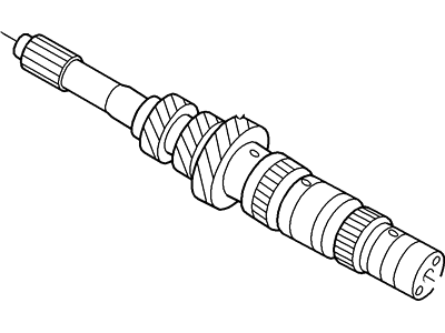 Ford 5L8Z-7017-AA Shaft - Input