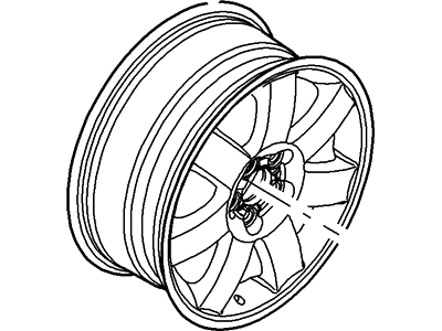 Ford 7G1Z-1007-B Wheel Assembly