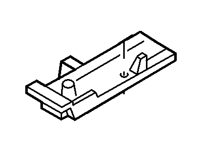 Ford 1W6Z76043A89AA Insulator Instrument P