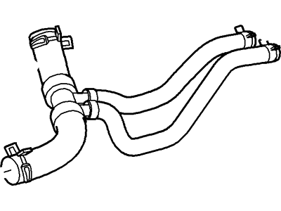 2005 Lincoln LS Cooling Hose - XW4Z-8286-BA