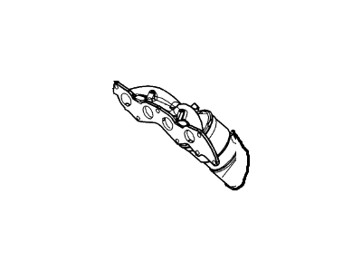 2007 Ford Focus Catalytic Converter - 7S4Z-5G232-DA