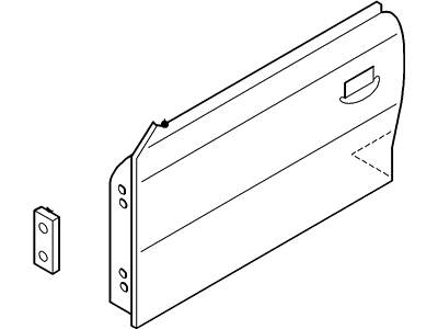 Ford YR3Z-6320125-AA Door Assembly - Front