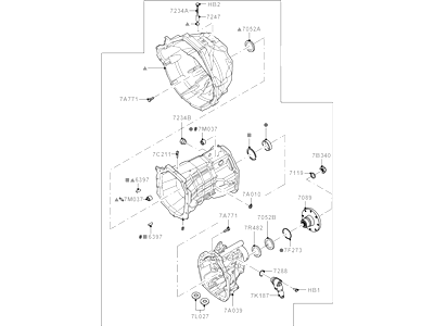 2010 Ford Mustang Transmission Assembly - AR3Z-7003-AB