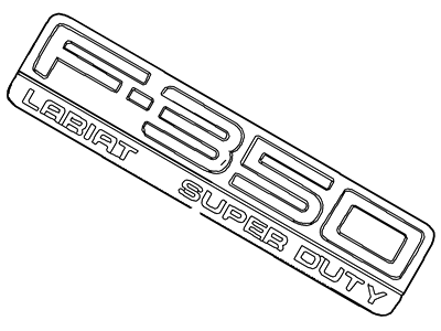 Ford 5C3Z-16720-NA Nameplate