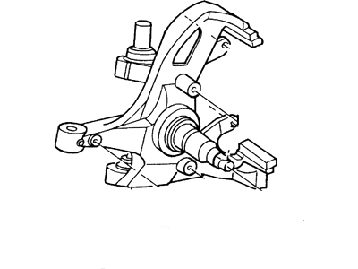 Ford 4C2Z-3106-AA Spindle