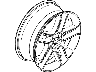 2014 Lincoln MKX Spare Wheel - DA8Z-1007-F