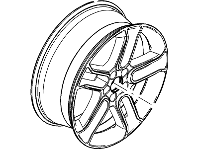 Ford DA8Z-1007-F Wheel Assembly