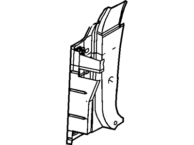 Ford F8AZ-5422842-AA Reinforcement Assembly - Door Hinge