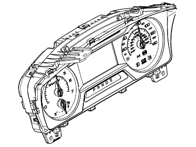 Ford Flex Instrument Cluster - DA8Z-10849-CA