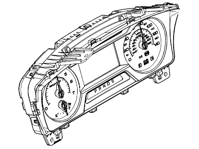 Ford EA8Z-10849-CA Instrument Cluster