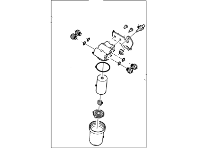 Ford 5C2Z-7B155-AA Filter Assembly - Oil