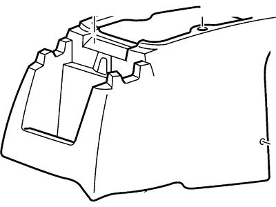 Ford Excursion Center Console Base - YC3Z-78045A36-AAA