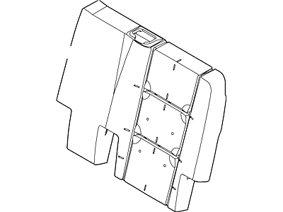 Ford DB5Z-7866801-A Pad - Rear Seat Back